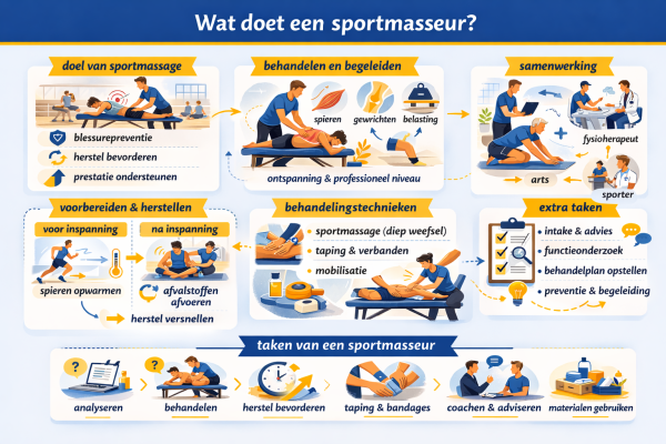 Wat doet een sportmasseur